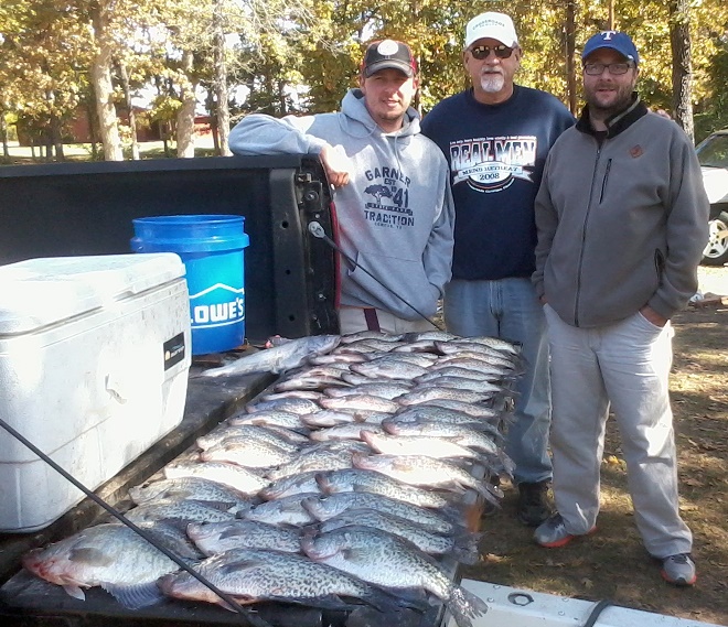 11-10-14 Stoehr Keepers with BigCrappie Guides Tx